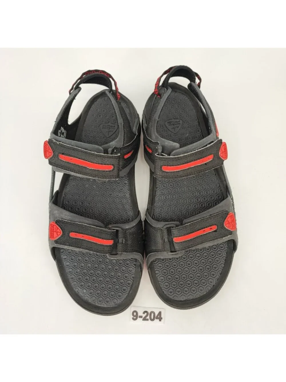 Nike ACG Santiam 4 Men's Size 9US Sandals Synthetic Black Red Strappy 312839-001_2